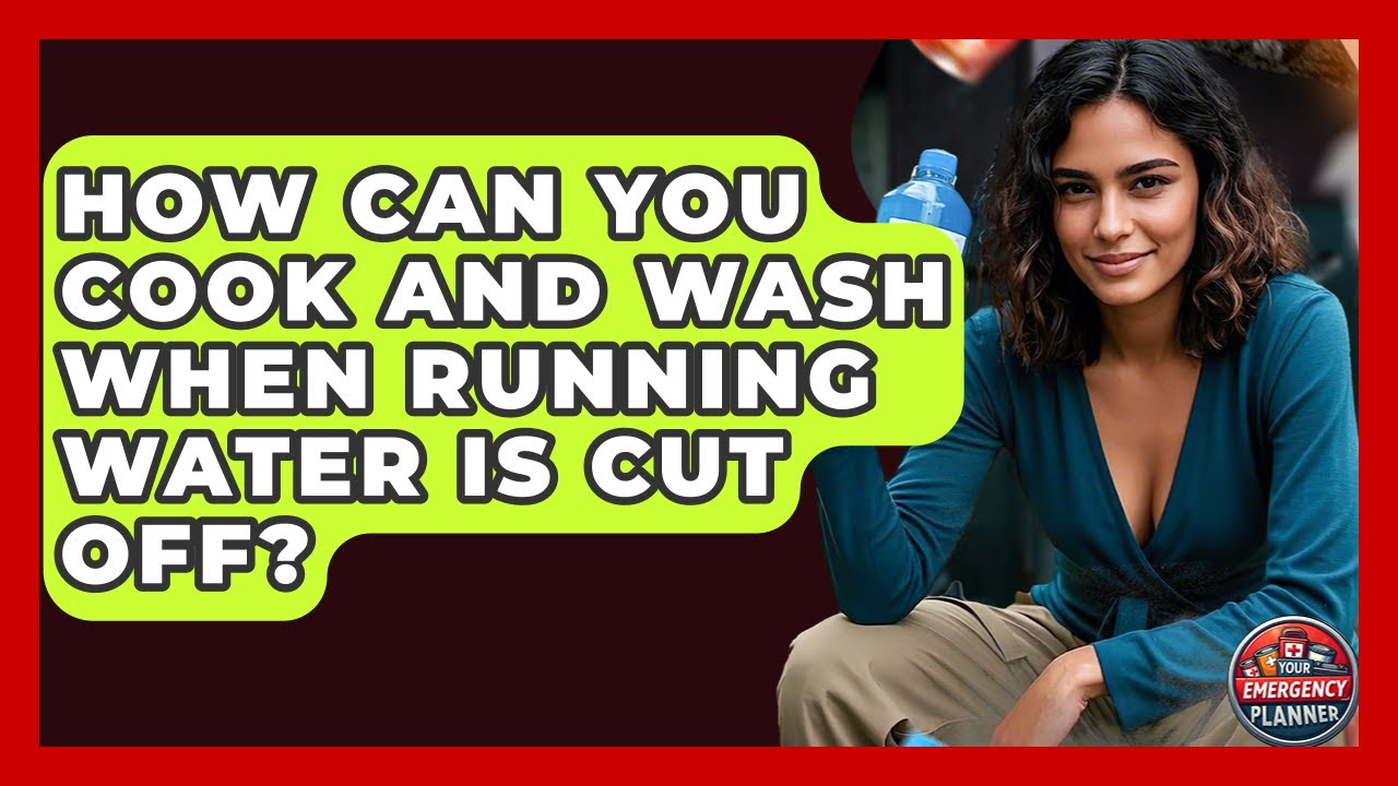 How Can You Cook And Wash When Running Water Is Cut Off? - Your Emergency Planner