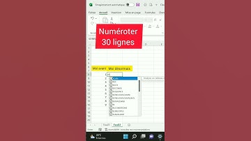 Stop!!! plus de numérotation de lignes à la main sur Excel... Fais plutôt ça 👆 | Astuce Excel