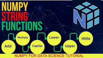 Numpy String Functions | NumPy Tutorial For Data Scienece And machine Learning