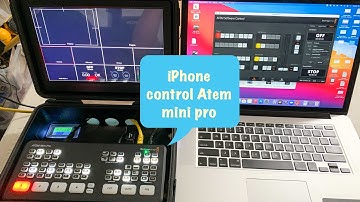 Iphone control ATEM MINI switcher #atem #Mixeffect