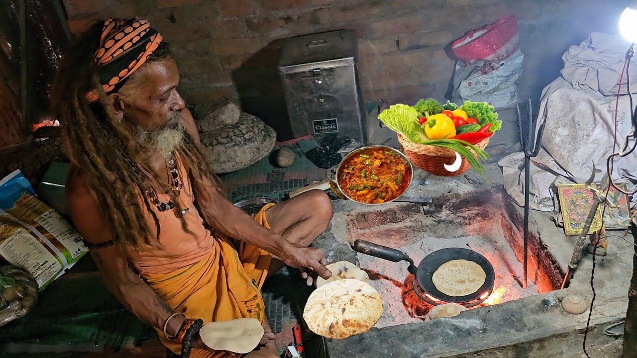 Chitrakoot पर्णकुटी में नागा संत के दुर्लभ दर्शन// कुटिया में दिव्य टिक्कड़ प्रसादी