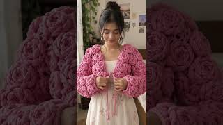 https://www.facebook.com/share/1CenmzLLzY/. copy n paste to FB .to order 🇧🇩 #crochet #cardigan