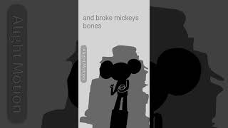 MICKEY WHY WERE U PICKING STONES ON THE RAILWAY😭 #mickeymouse #sinkingtown