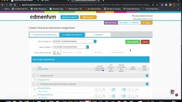 How to Create and Assign a Practice Assignment in Study Island