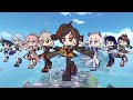 【手描き原神】袖 振 り 回 し て み た【ダブルラリアット】