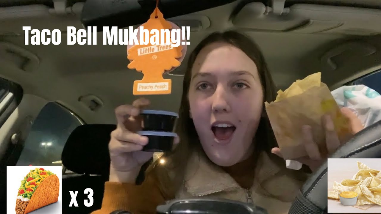 Taco Bell Mukbang + 3 Doritos Locos Taco Supremes + Chips & Cheese!! | HAPPY NEW YEAR!!