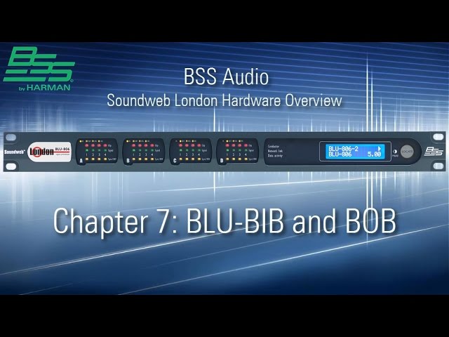 BSS | Soundweb London Hardware Overview - Chapter 7 - BLU-BIB