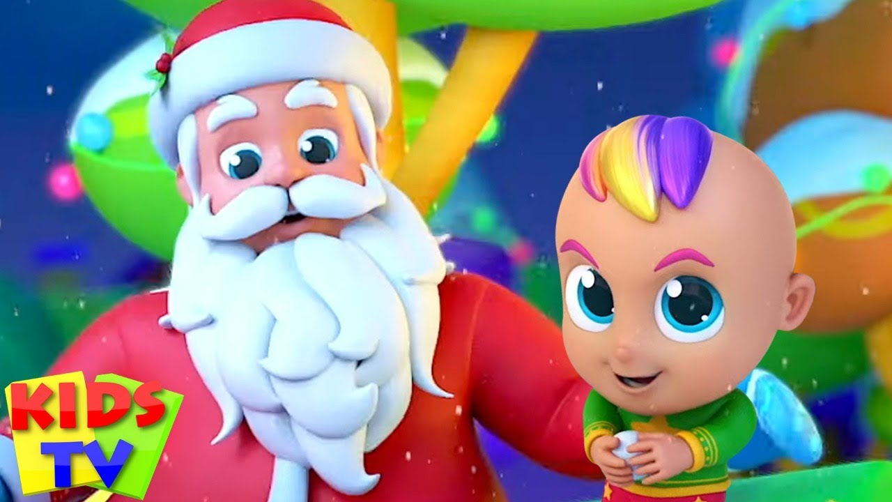 Jingle Bells Nursery Rhyme for Kids, Merry Christmas Song by Kids Tv ...