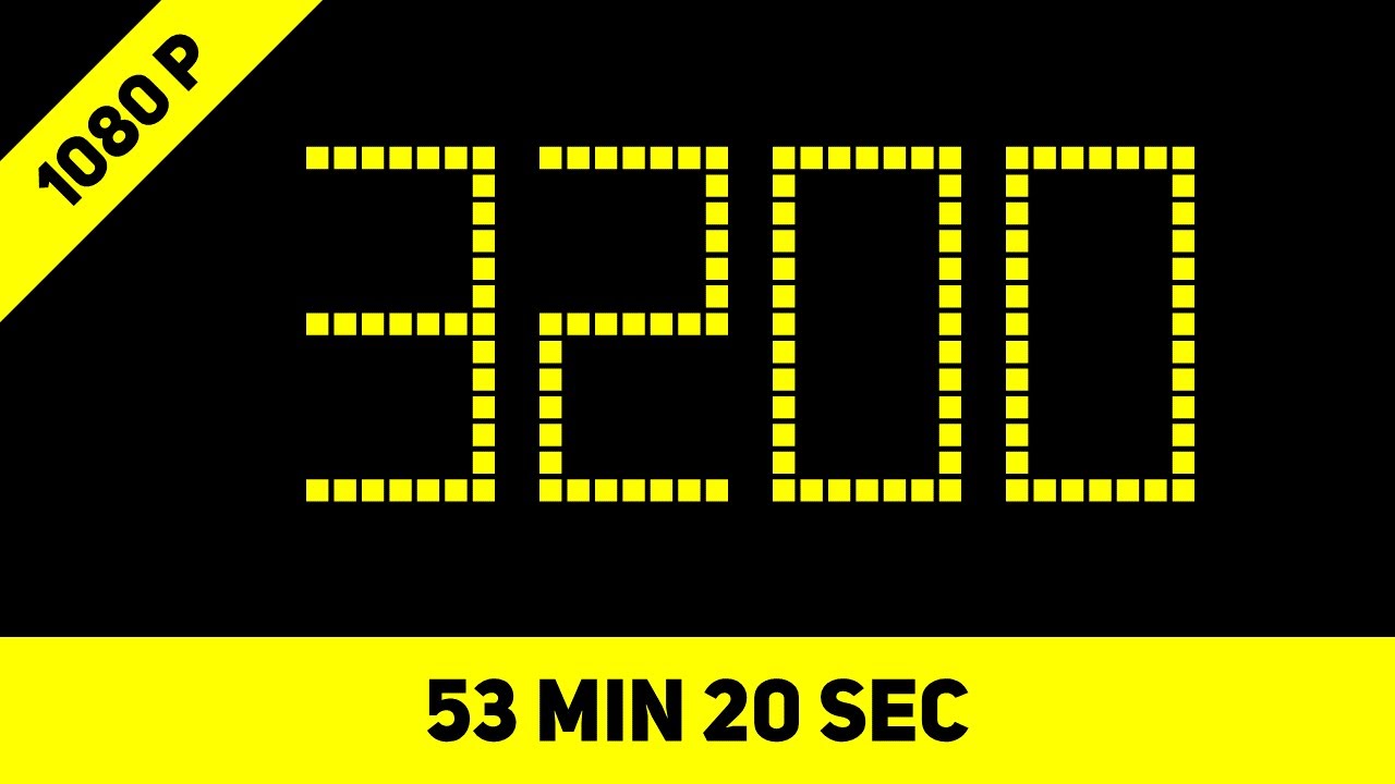 ⏱ 3200 Sec Timer / 🔊 Alarm / 👍 Simple Timer