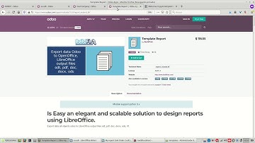 Odoo easy report with Libre Office