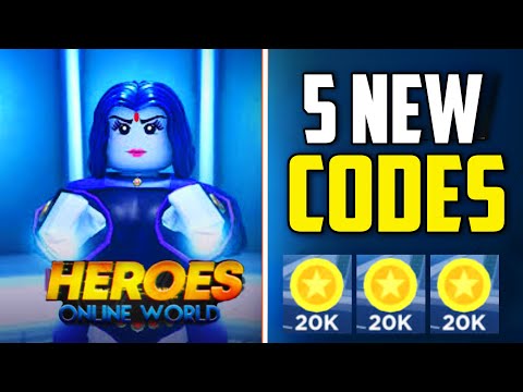 NEW! HEROES ONLINE WORLD CODES 2023