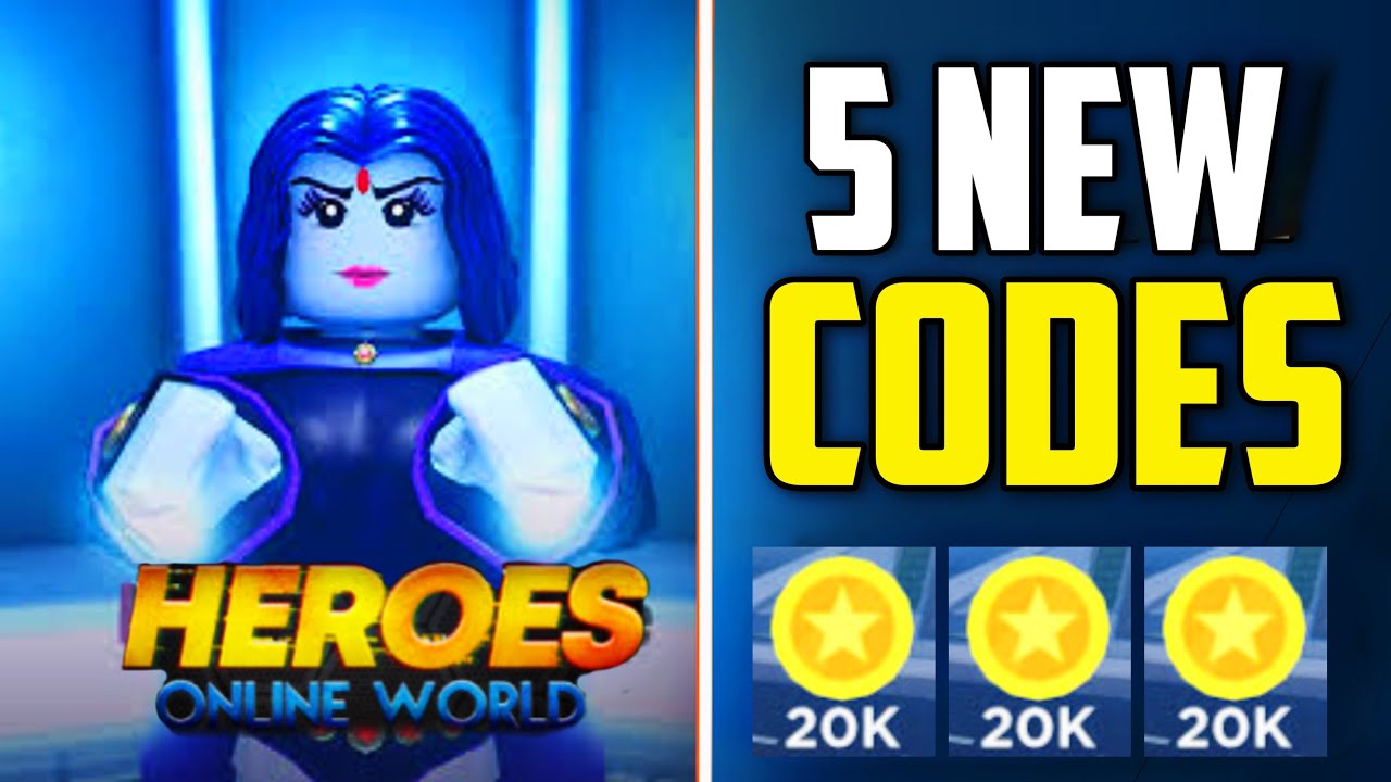 NEW! HEROES ONLINE WORLD CODES 2023