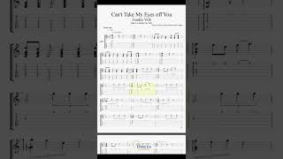 Can't Take My Eyes off You - Guitar cover Solo #guitartutorial #classicalguitar #guitarcover