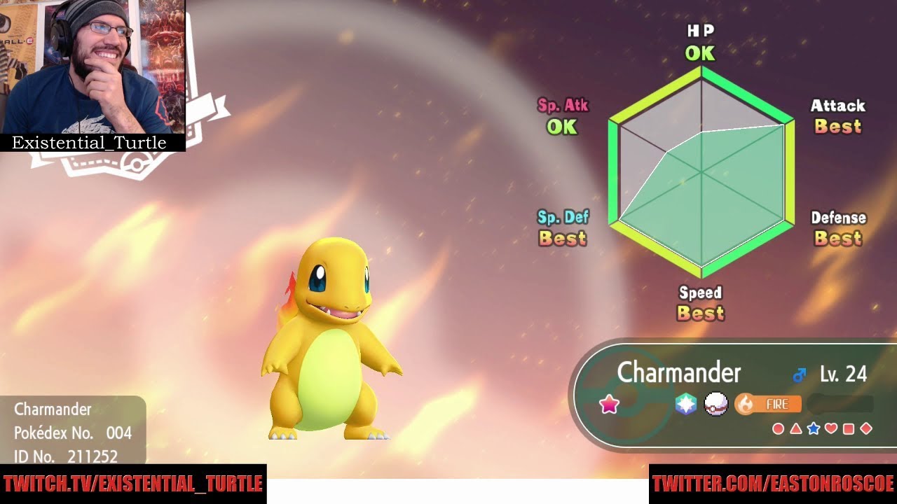 SHINY CHARMANDER - Pokemon Let's Go Pikachu! - 108 Catch Combo! - YouTube