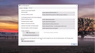 Windows 10 Color Calibration Keeps Resetting FIX