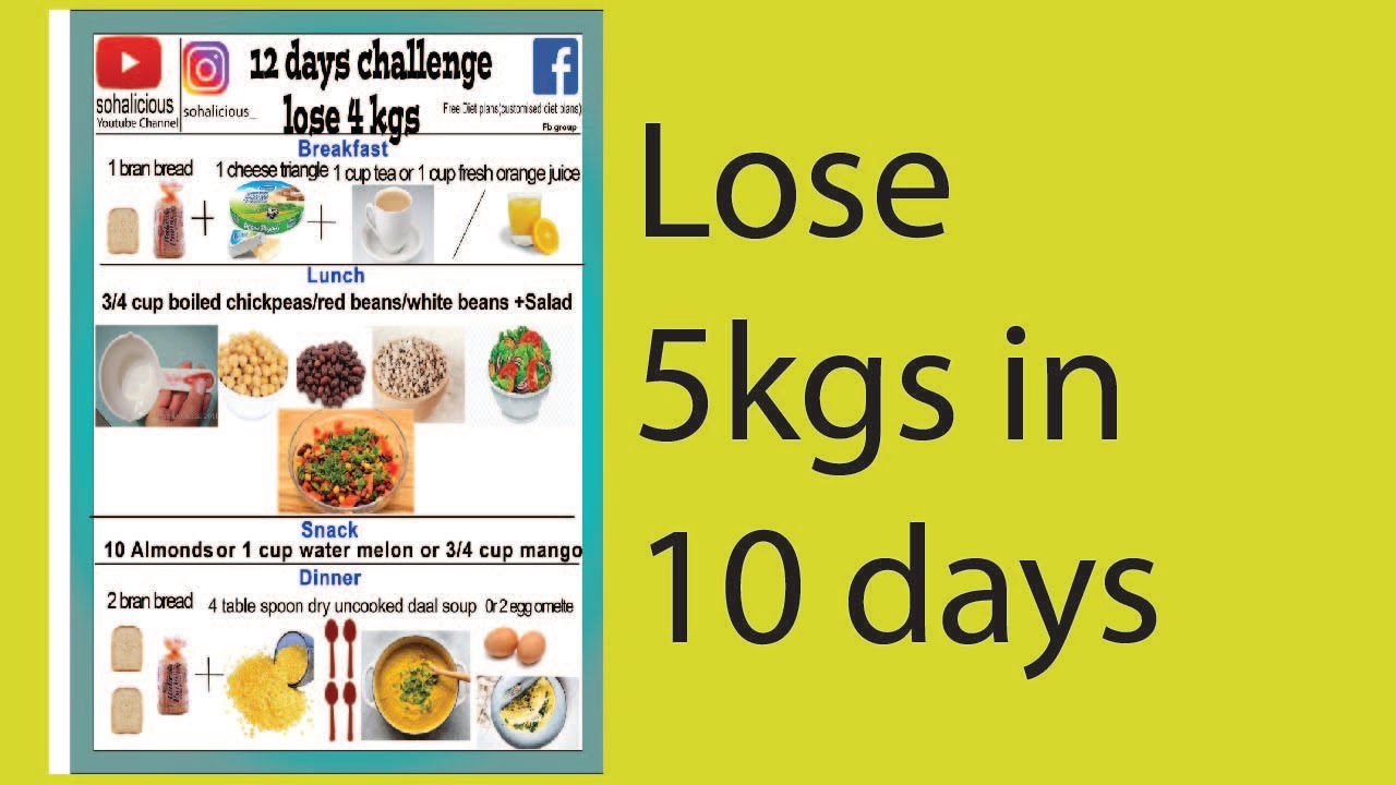 900 Calorie Diet Plan | Lose Weight In 10 Days | Best Diet For Quick Weight  Loss | 5 Kgs In 10 Days - Youtube
