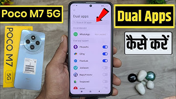 how to create dual apps on poco m7 5g
