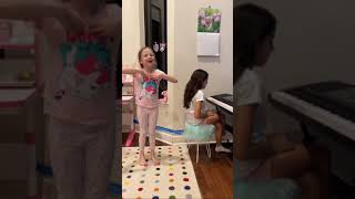 Nastya sing a Birthday Song and Evelyn playing a Keyboard | Like Nastya Tiktok
