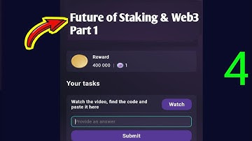 Future of Staking & Web3 | Part 1 | Tapswap Code | Future of Staking & Web3 | Part 1