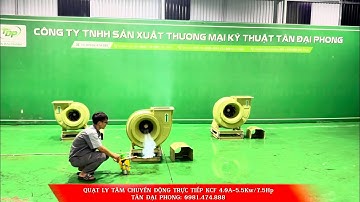 Quạt Ly Tâm Composite Frp KCF 4.0-5.5Kw/7.5HP Chống Ăn Mòn Hoá Chất