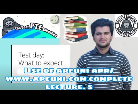 PTE  USE OF APEUNI APP/ PREPARATION / PURCHASING MEMBERSHIP OF APEUNI COMPLETE LECTURE