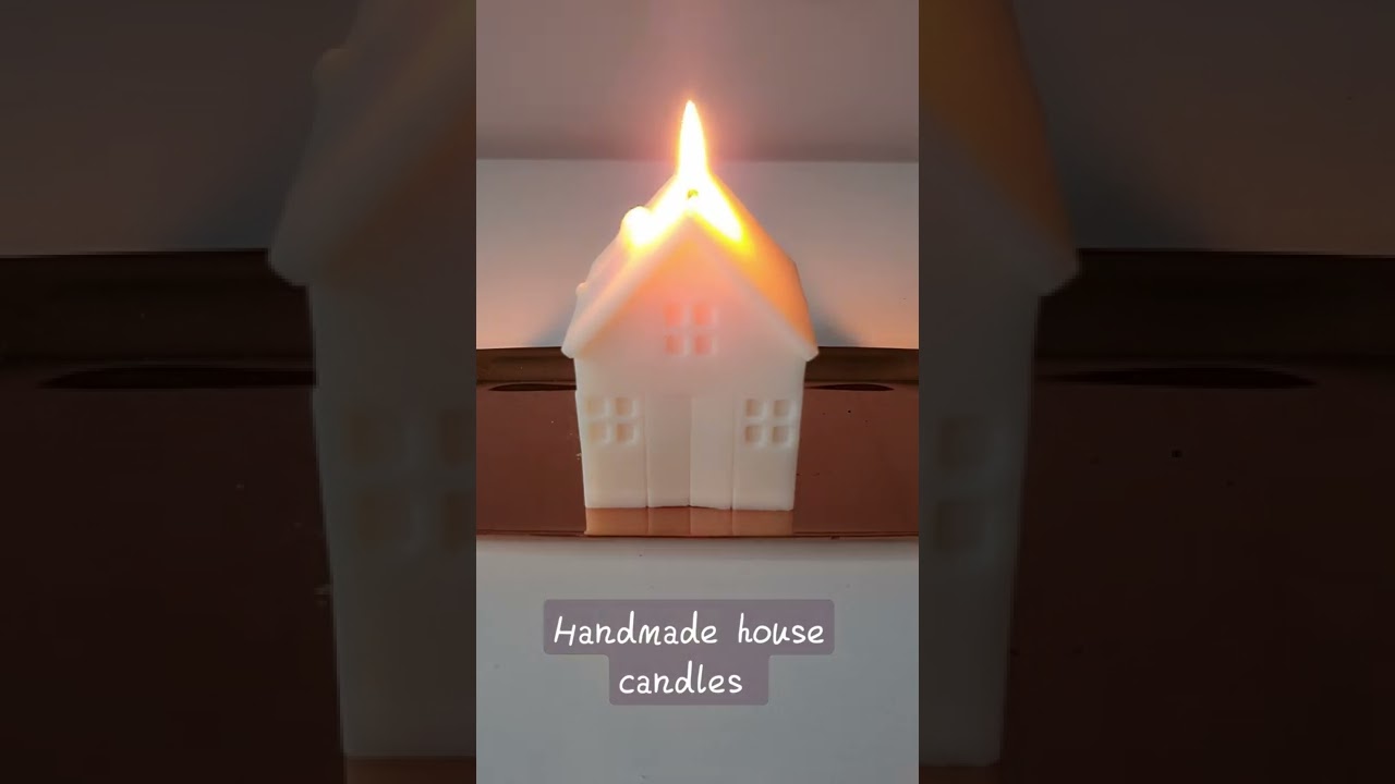 handmade house candle 香薰蠟燭 縮圖