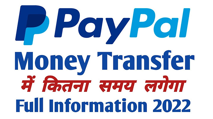 How long does paypal international transfer take