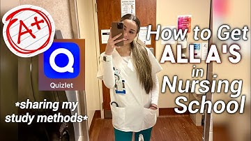 How to Study in Nursing School to Get All A’s
