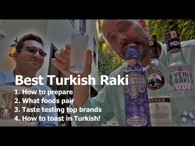 Trying Turkish Alcohol Raki, Tasting Raki for the First Time
