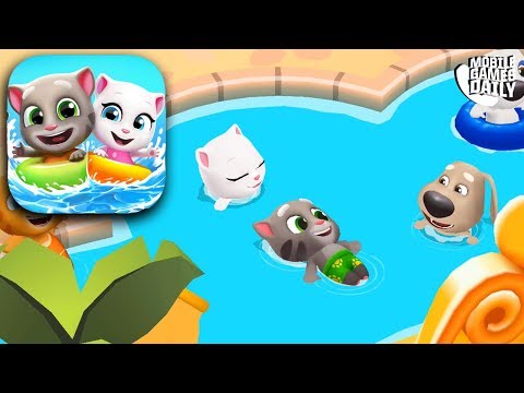 TALKING TOM POOL - Levels 1, 2 ,3 ,4 ,5 ,6 ,7 ,8, 9 ,10, 11, 12, 13, 14, 15, 16