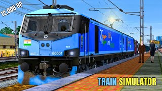 Freight Train Duty In Indian Railways Train Simulator || WAG 12 In Action || Pc Gameplay screenshot 3