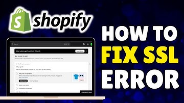 How to Fix SSL Pending Error on Shopify (2025 Guide) | Shopify SSL Certificate Not Working?