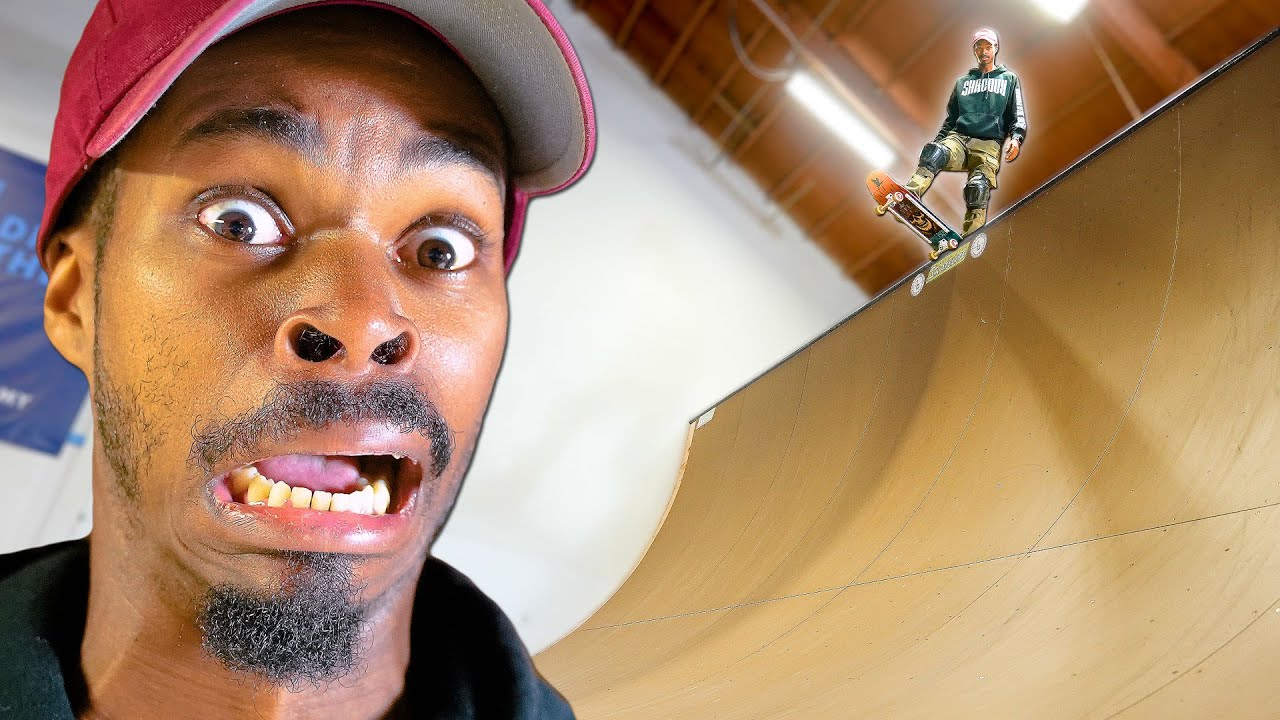 NIGEL'S SCARIEST SESSION ON BRAILLE'S VERT RAMP!