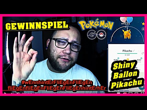 Gewinnspiel : Shiny Ballon Pikachu | Pokémon GO Deutsch # 815 - YouTube