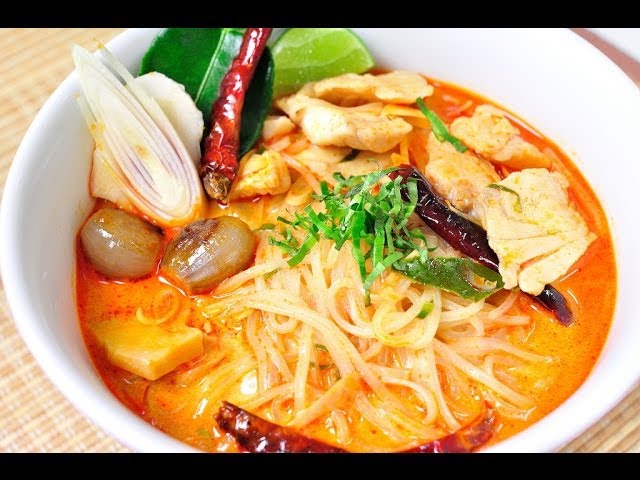 ก๋วยเตี๋ยวต้มยำน้ำข้นปลา Spicy Fish Noodle Soup L Foodtravel - Youtube
