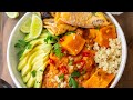Healthy Sweet Potato Lentil Curry - Pressure Cooking Recipe