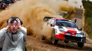 Celebrity First Time Reacting To Rally Racing!! (CRAZY) Wealth