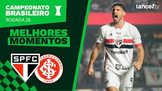 SÃO PAULO 1 X 0 INTERNACIONAL | MELHORES MOMENTOS | 28ª RODADA | CAMPEONATO BRASILEIRO