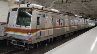 西武池袋線・所沢駅｜メトロ7000系と101系の回送 ｜Seibu ikebukuro line