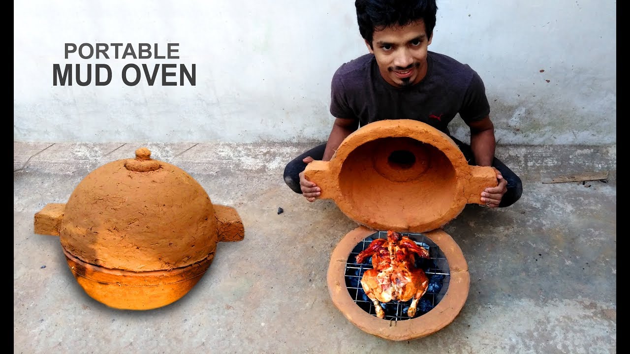 Amazing idea to Make Portable Mud Oven DIY Mud Oven Craft Village