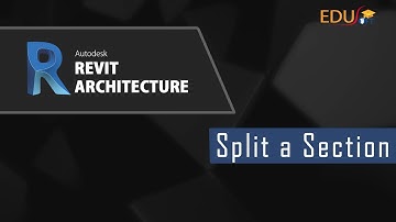 Intermediate tutorial for Revit: Split a section in Revit
