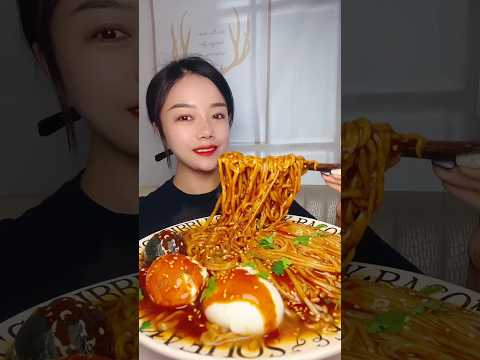 enjoy asmr eating a <strong>bowl</strong> of noodles 🍜 #shorts #mukbang #food