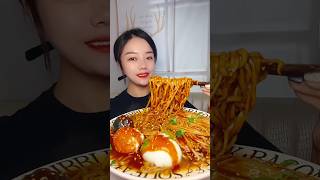 Famous enjoy asmr eating a bowl of noodles 🍜 #shorts #mukbang #food Net Worth