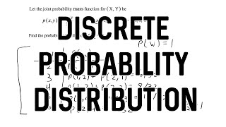 Probability Distribution of W = X + Y (Discrete Case)