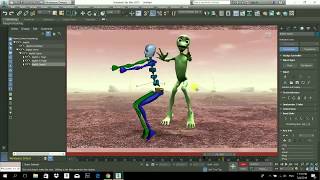 3ds max | DAME TU COSITA Alien Animation Tutorial | Planted_Sliding keys