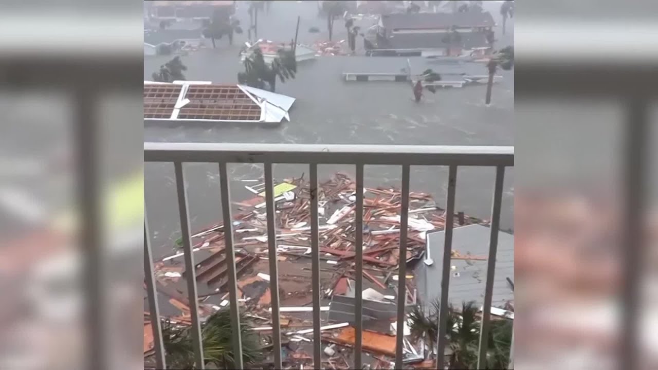 Catastrophic damage at Mexico Beach, FL following Hurricane Michael