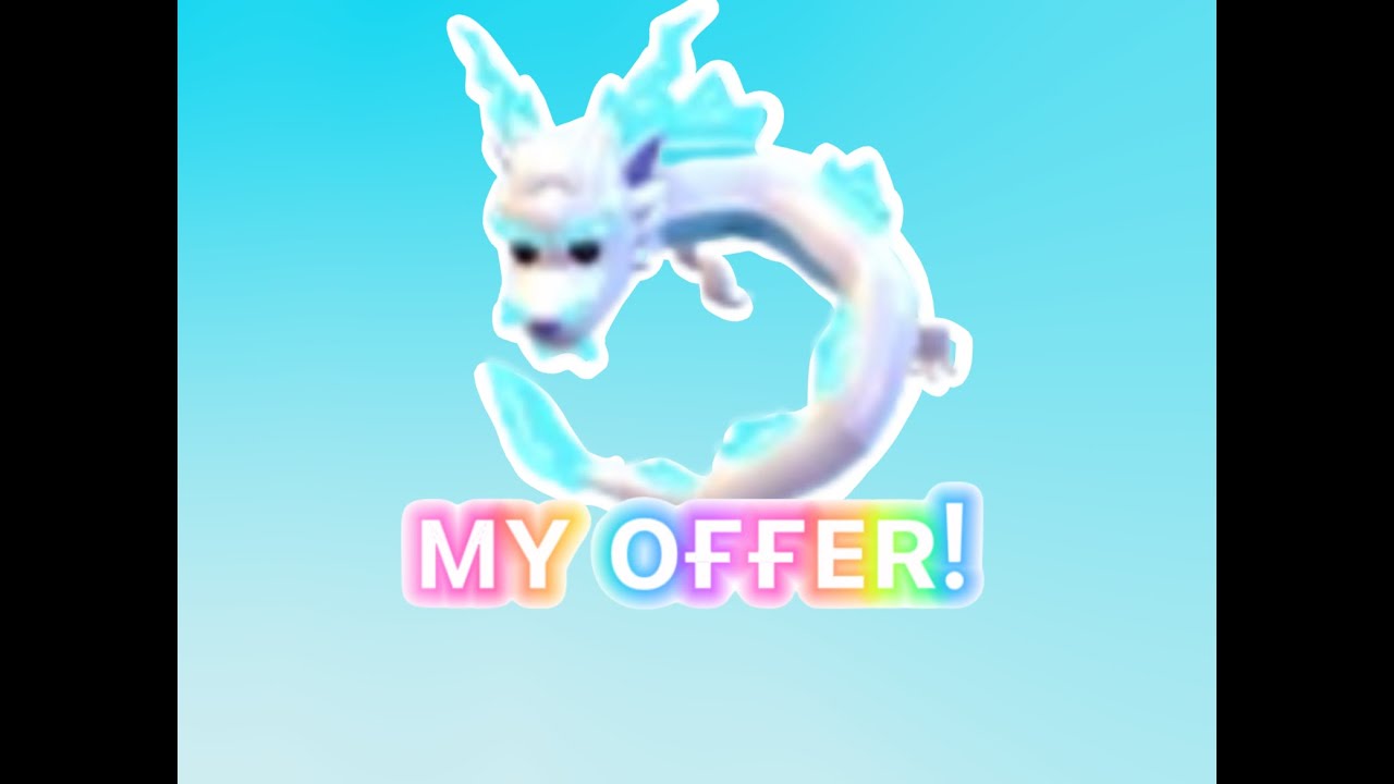 My Offer for ONE Regular FROST FURY in ADOPT ME! YouTube