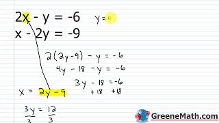 Solving Linear Systems by Substitution Practice Test Full Solutions
