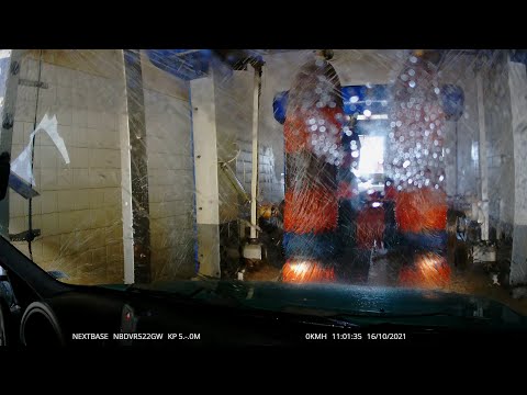 Avtopralnica Petrol - Automatic car wash station recorded with a dashcam in Slovenia