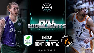 Unicaja v Promitheas Patras | Quarter-Finals Full Highlights | #BasketballCL 2023